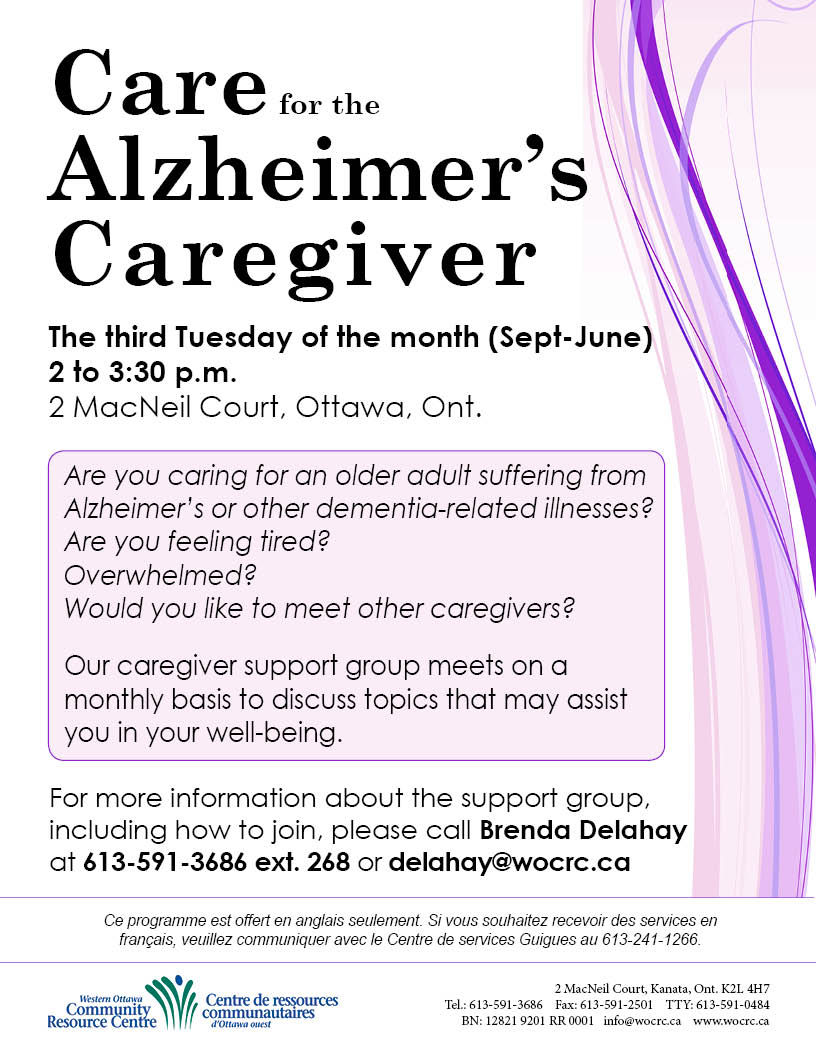 Caregiver Support Western Ottawa Community Resource Centre - 