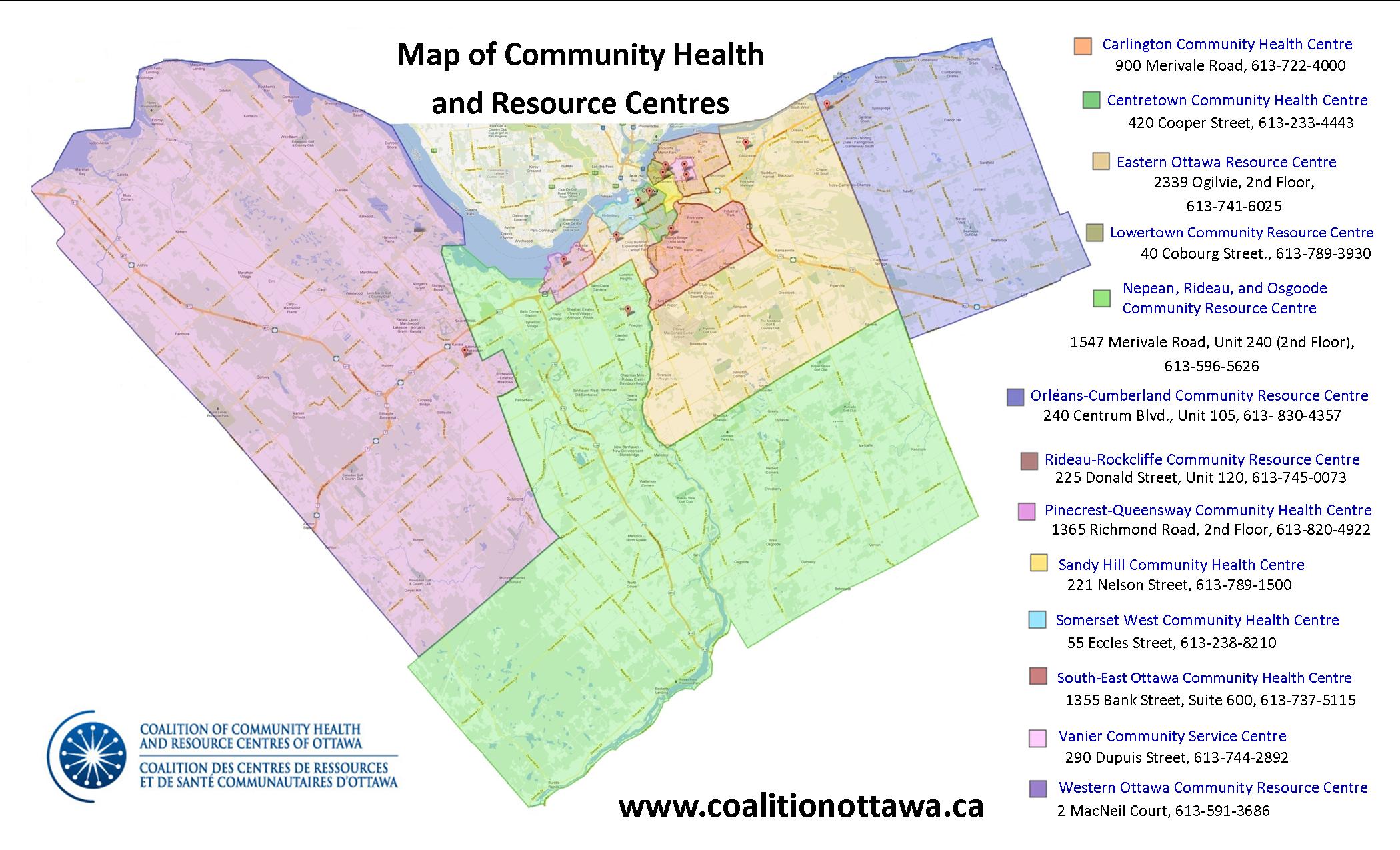Coalition Map - Entire Catchments with Grid including Address and Phone Number_2016